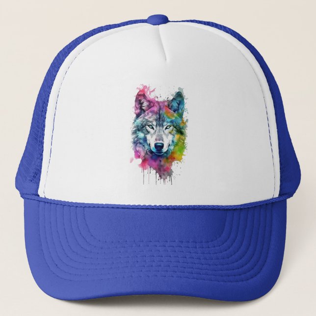 Gorra De Camionero Arte gráfico Wolf: Lobos animales Fan Art (Anverso)