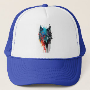 Gorra De Camionero Arte gráfico Wolf: Lobos animales Fan Art