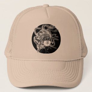 Gorra De Camionero Arte Hipnotizante de Medusa