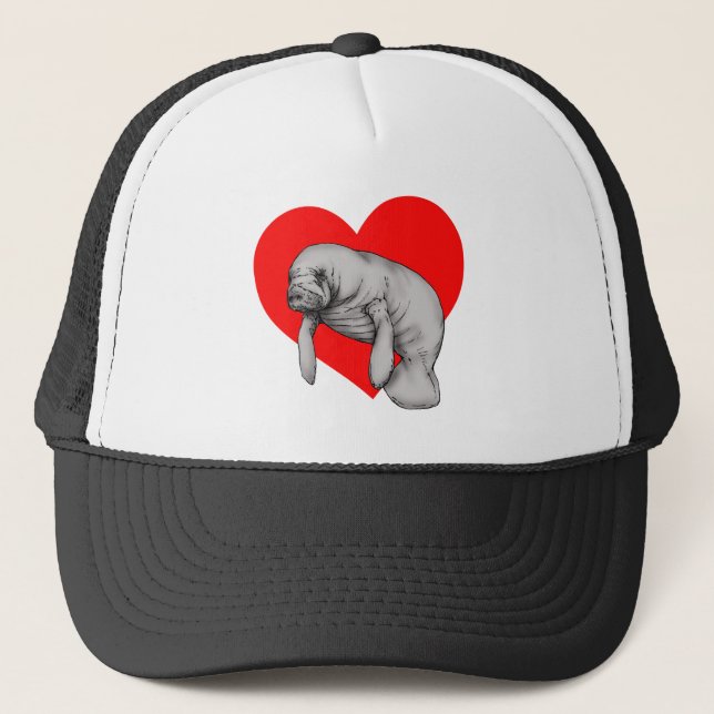 Gorra De Camionero arte manatí (Anverso)