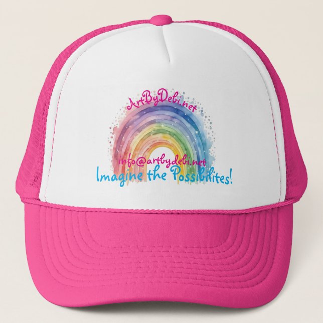 Gorra De Camionero Arte por Deber, Arcoiris (Anverso)