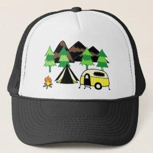 Gorra De Camionero Arte que acampa