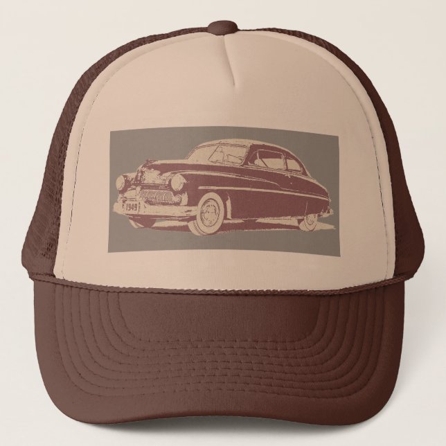 Gorra De Camionero Arte retro 1949 del estilo de Mercury en el (Anverso)