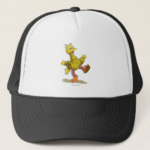 Gorra De Camionero Arte Retro Gran Pájaro