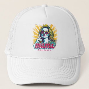 Gorra De Camionero Arte Retro Mama Pop Personalizado (5)
