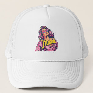 Gorra De Camionero Arte Retro Mama Pop Personalizado (6)