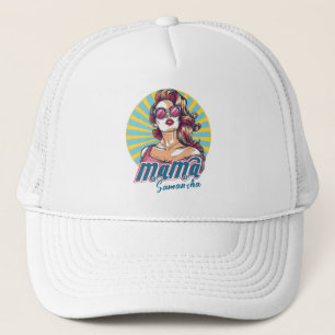 Gorra De Camionero Arte Retro Mama Pop Personalizado (9)