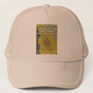 Gorra De Camionero Arte solitario del poster del Fest de Uke de la