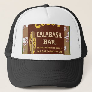 Gorra De Camionero Arte Tiki - Bar Cocos Calabash