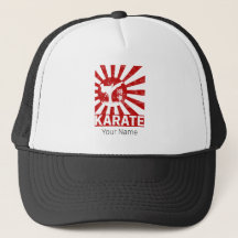 Artes marciales de karate con diseño vintage japon
