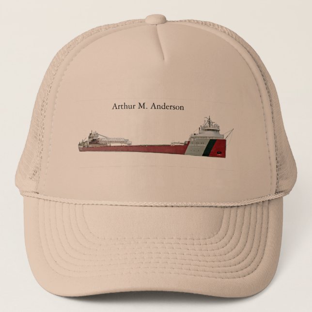 Gorra De Camionero Arthur M. Anderson trucker hat (Anverso)