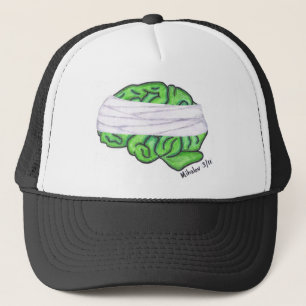 Gorra De Camionero Artículo de la conciencia de la lesión cerebral