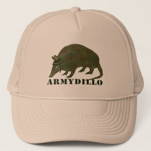 Gorra De Camionero Artículo del armadillo del ejército