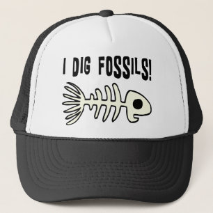 Gorra De Camionero Artículo fósil divertido del regalo