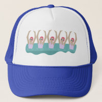 Artistic Swimmers | Artistic Swimming Illustration