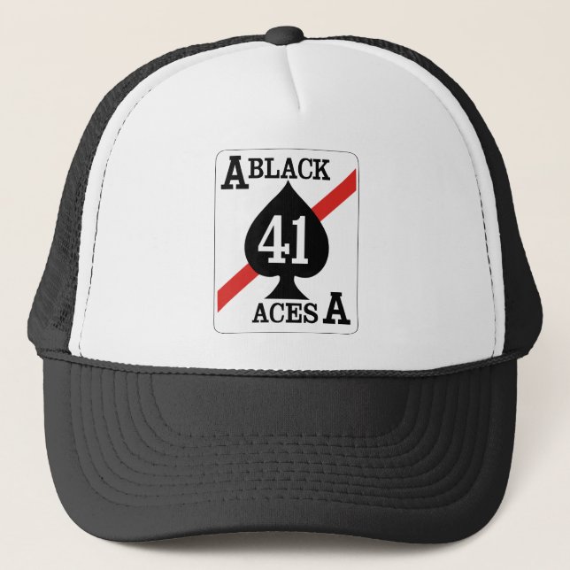Gorra De Camionero As negros VF-41 (Anverso)