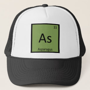 Gorra De Camionero As - Tabla periódica de química vegetal de espárra