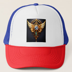 Gorra De Camionero "Ascenso al triunfo: Emblema de águila de cristal"