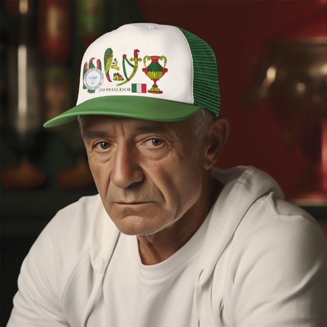 Gorra De Camionero Ases de tarjetas sicilianas italianas personalizad (Subido por el creador)