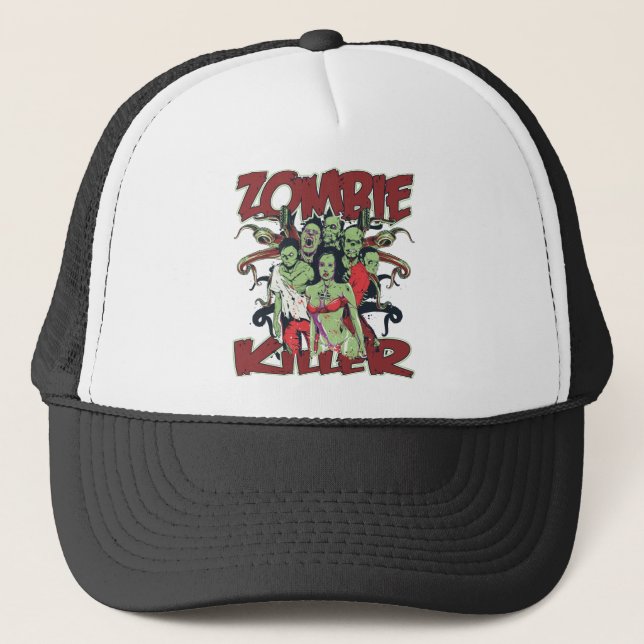 Gorra De Camionero Asesino del zombi (Anverso)
