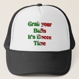 Gorra De Camionero Asga sus bolas. Es tiempo de Bocce