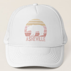 Gorra De Camionero Asheville North Carolina Retro Bear