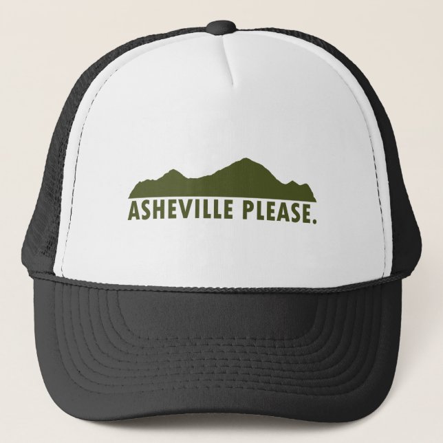 Gorra De Camionero Asheville, por favor (Anverso)