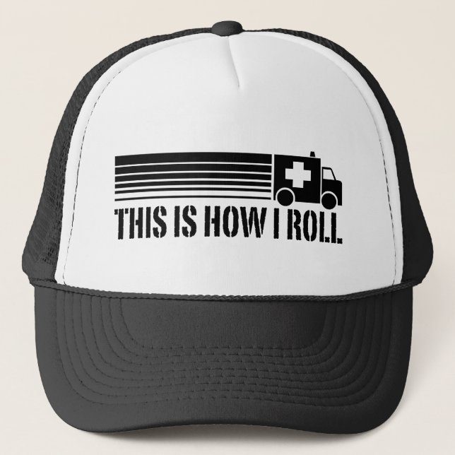 Gorra De Camionero Así es como hago rodar EMT (Anverso)
