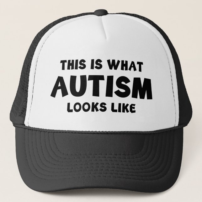 Gorra De Camionero Así se ve el autismo (Anverso)