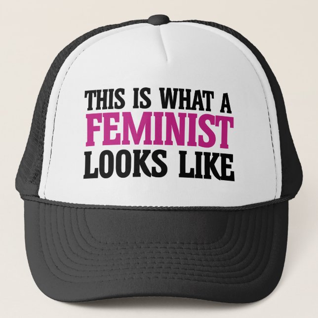 Gorra De Camionero Así se ve la feminista (Anverso)
