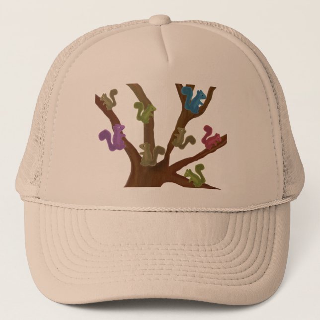 Gorra De Camionero Asilo de la ardilla (Anverso)