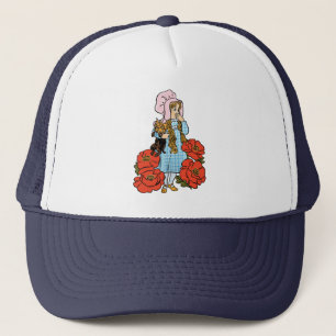 Gorra De Camionero Asistente de cosecha de Oz, Dorothy, Flores de ado