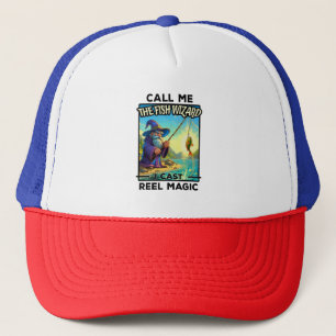 Gorra De Camionero Asistente para pesca de fantasía - Reel Magic