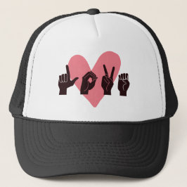 Gorra De Camionero ASL Amor IV - Día de San Valentín