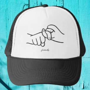 Gorra de camionero ASL Friends – Estilo de Lenguaj