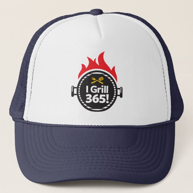 Gorra De Camionero ¡Aso a la parrilla 365! (Anverso)