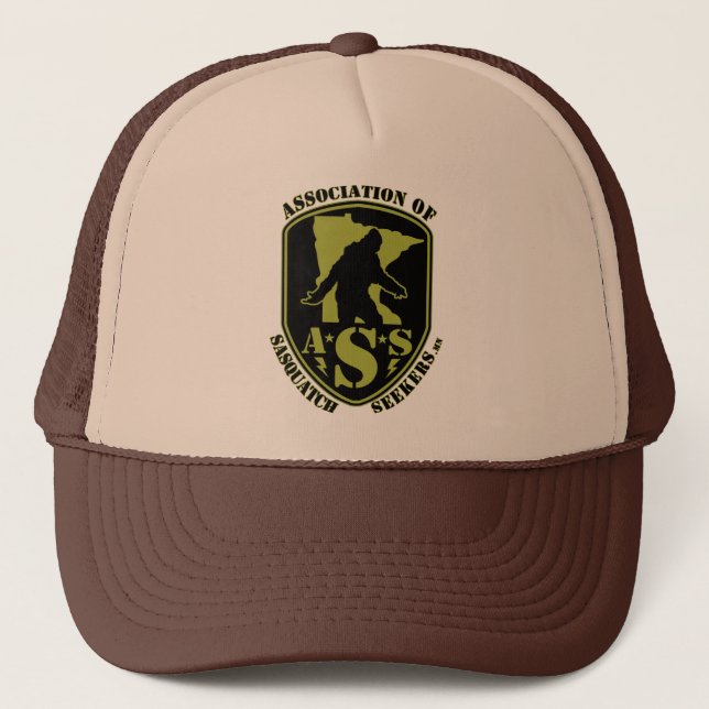 Gorra De Camionero Asociación de Solicitantes de Sasquatch (Anverso)
