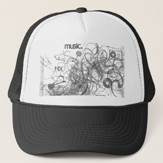 Gorra De Camionero Aspecto musical (Anverso)