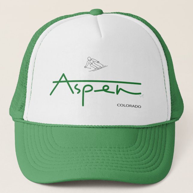 Gorra De Camionero Aspen, Colorado (Anverso)