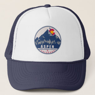 Gorra De Camionero Aspen Colorado Retro Sunset Souvenirs 80