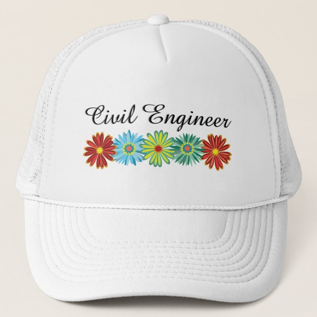 Gorra De Camionero Asters de Ingenieros Civiles (Anverso)