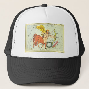 Gorra De Camionero Astrología Zodiaco Vintage Constelación Sagitario