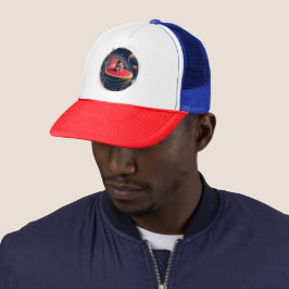 Gorra De Camionero Astronauta de Sandía Espacial