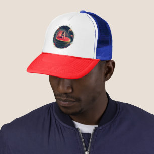 Gorra De Camionero Astronauta de Sandía Espacial
