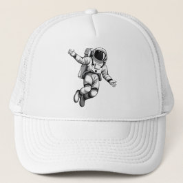 Gorra De Camionero Astronauta en el espacio