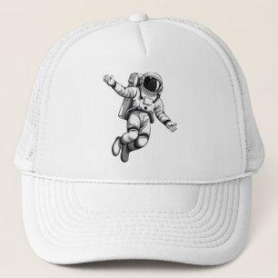 Gorra De Camionero Astronauta en el espacio