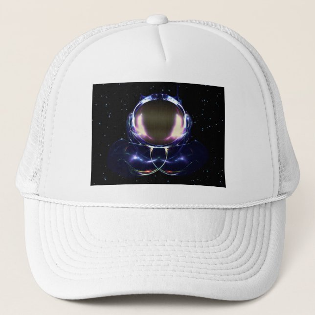 Gorra De Camionero Astronauta fractal (Anverso)