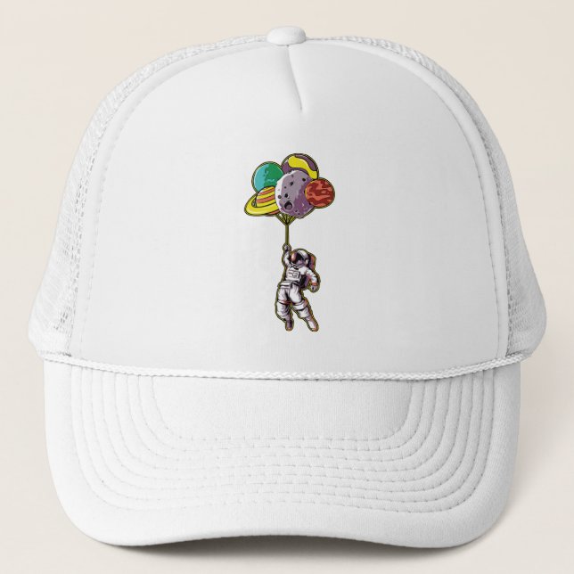 Gorra De Camionero Astronautas vuelan al espacio (Anverso)