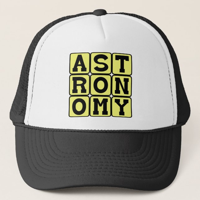 Gorra De Camionero Astronomía, Estudio del Espacio Exterior (Anverso)