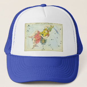 Gorra De Camionero Astronomía Vintage, Perseo y Caput Medusa